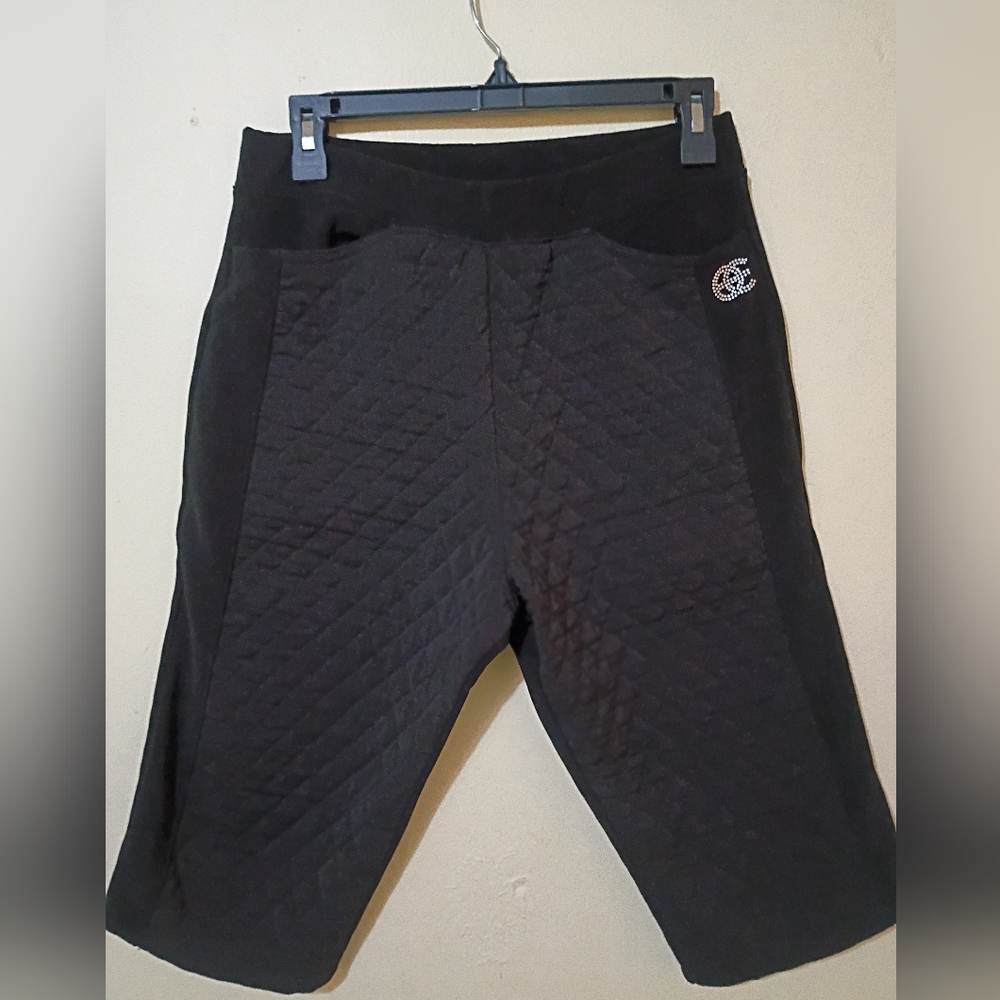 Coach Black Quilted Track Pants